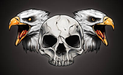Eagles'n'skull