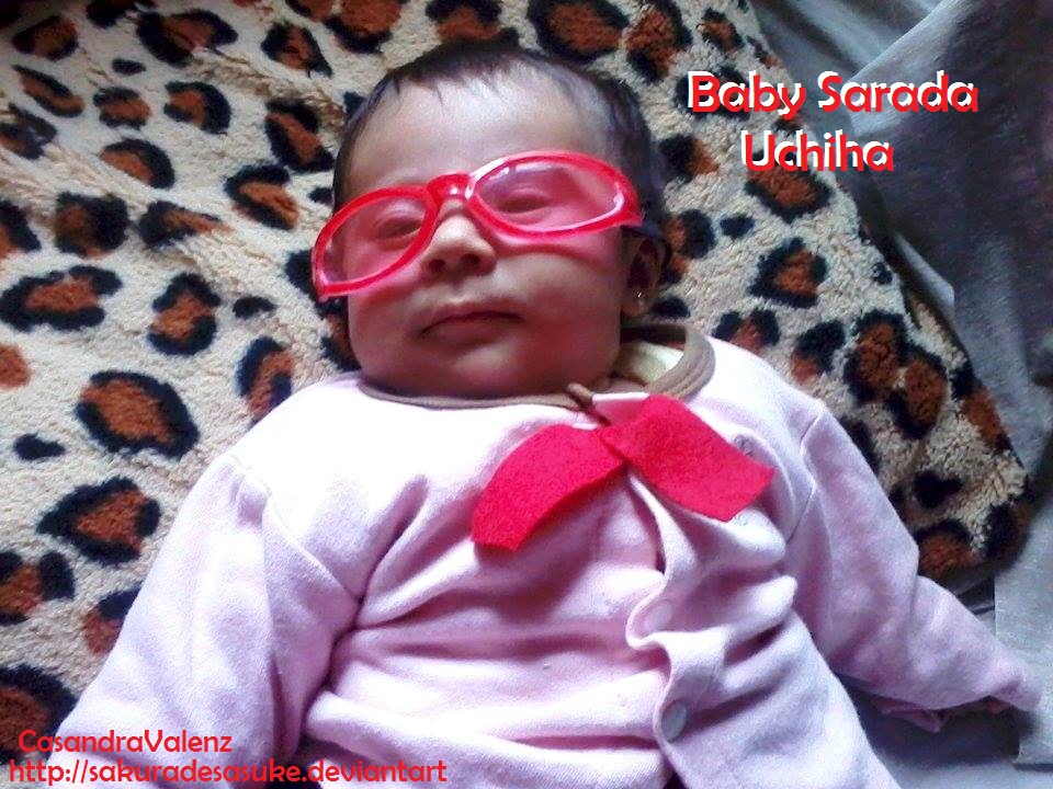 Baby Sarada Uchiha Cosplay look you