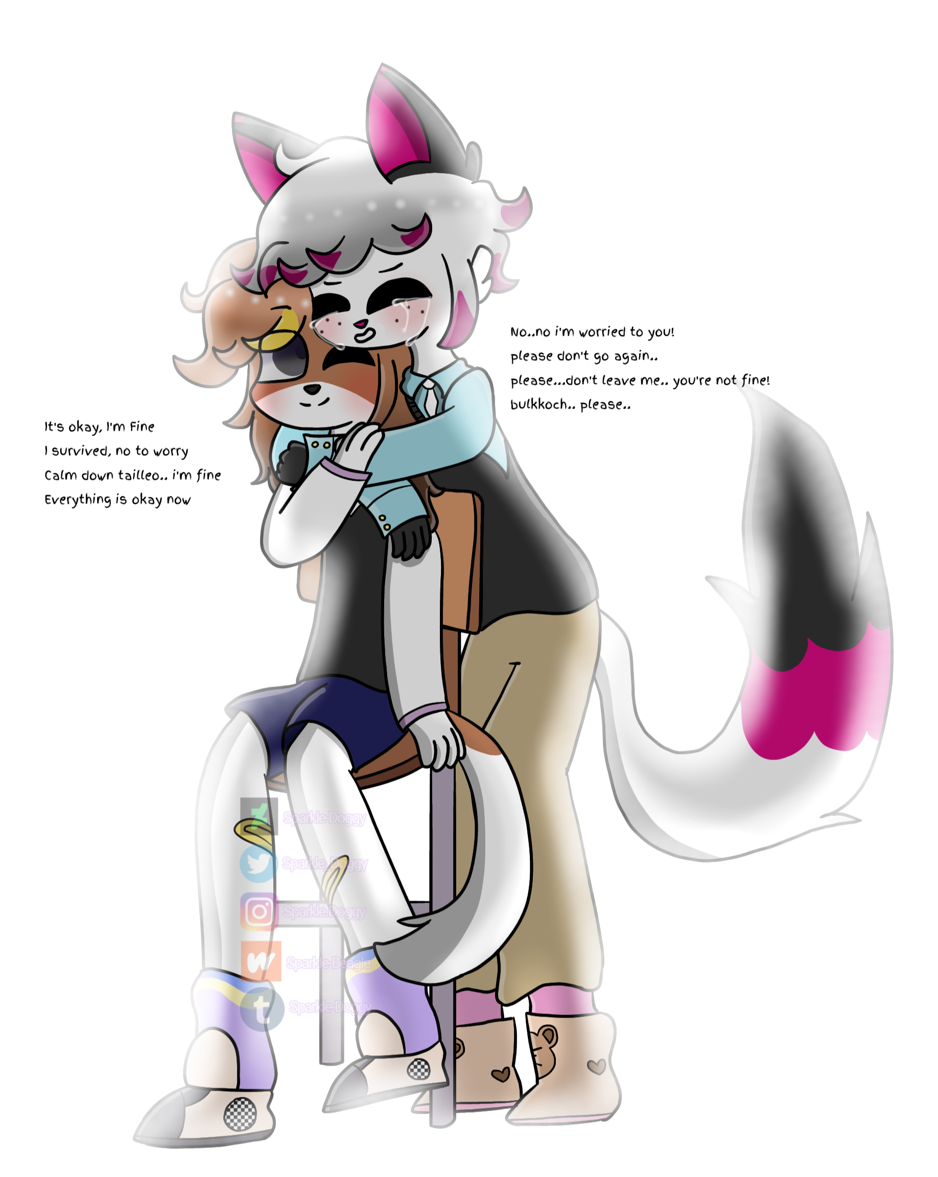 Everything is fine! by Sparkle-Doggy on DeviantArt Everything is fine! by Sparkle-Doggy on DeviantArt