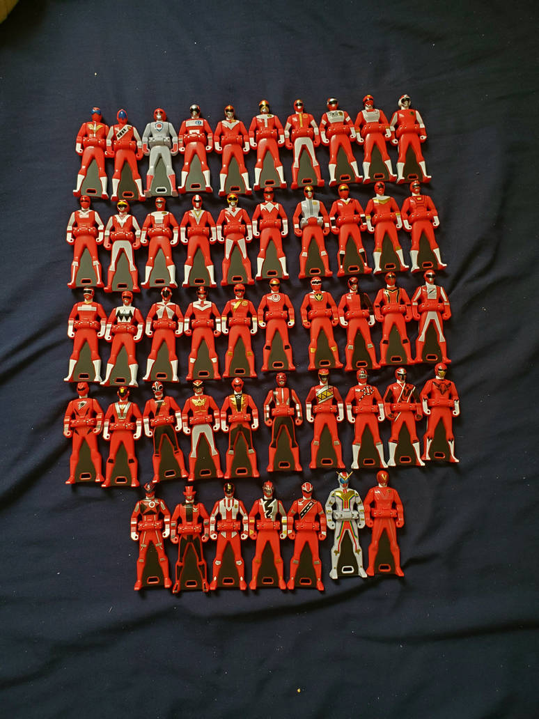 All red ranger keys from super sentai by Werehog9413 on DeviantArt