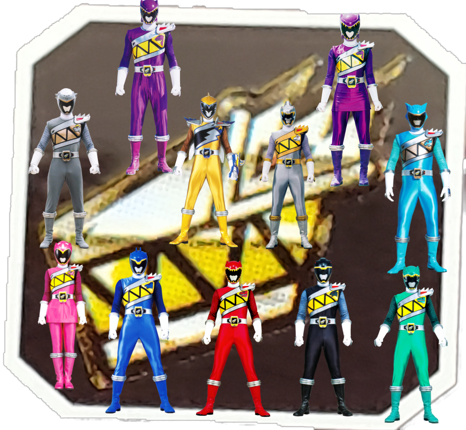 Power rangers dino charge/dino supercharge by Werehog9413 on DeviantArt
