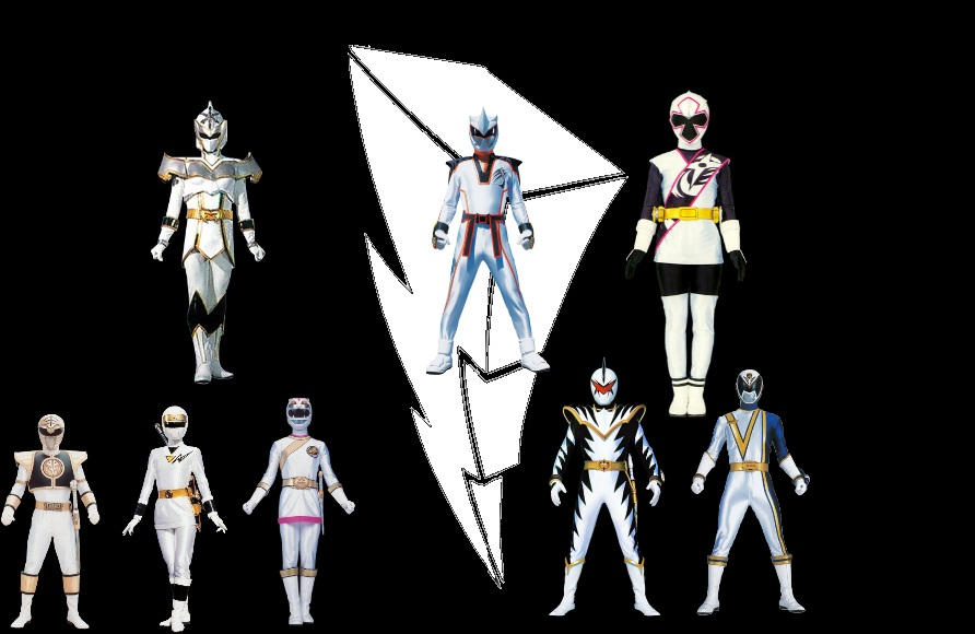 White power rangers by Werehog9413 on DeviantArt