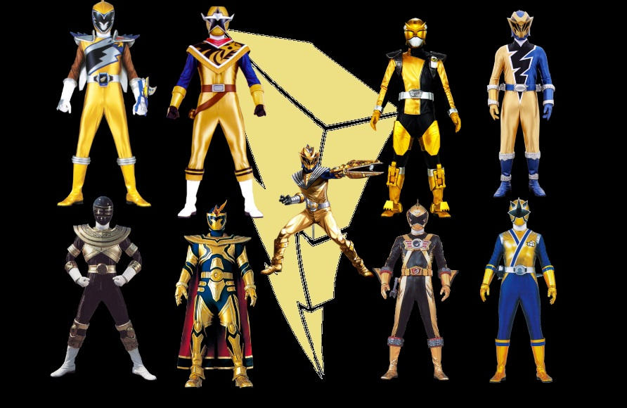 Gold power rangers by Werehog9413 on DeviantArt