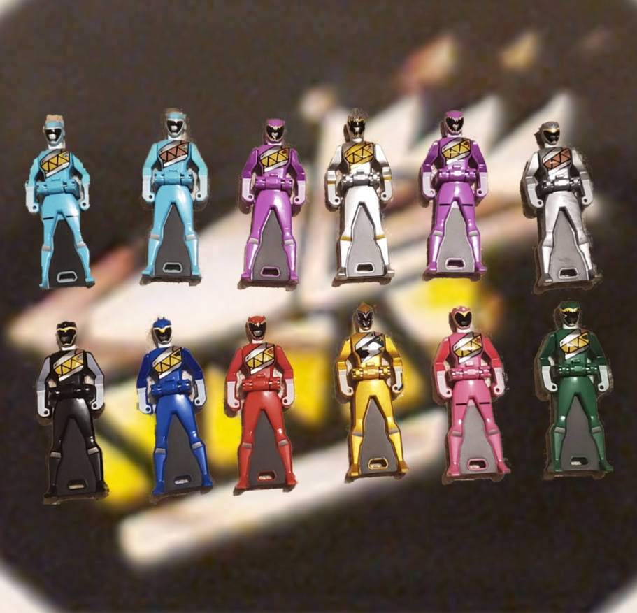 Kyoryuger ranger keys by Werehog9413 on DeviantArt
