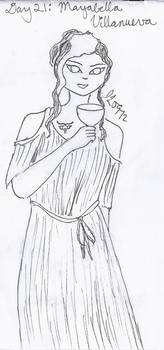 Inktober Day 21: Mayabella Villanueva