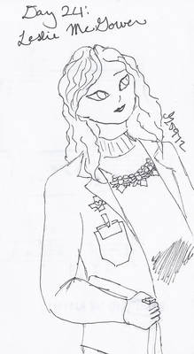 Inktober Day 24: Leslie McGower