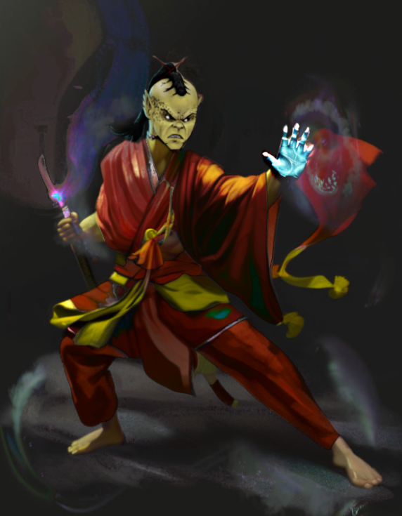 Githzerai monk by FarRealmRollers on DeviantArt