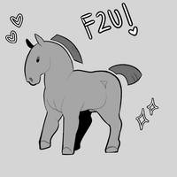 F2U / chibi horse base!!
