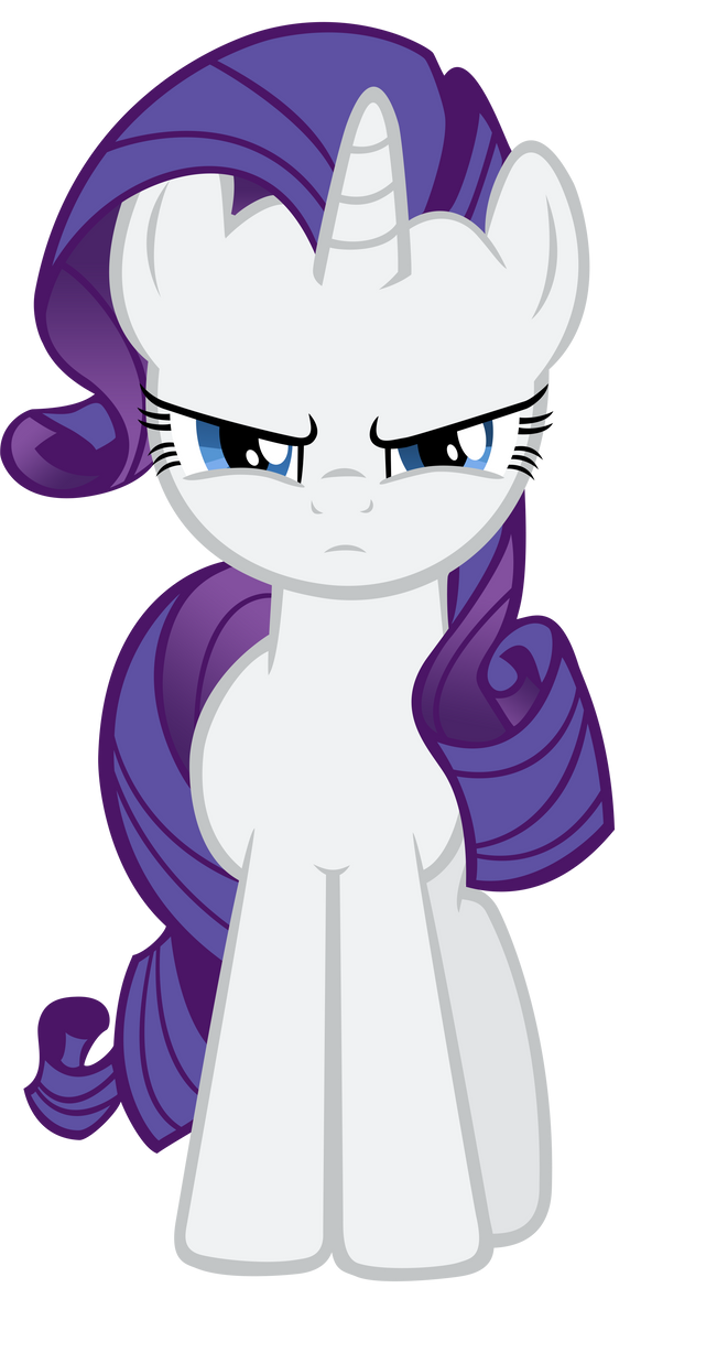 Retarded Rarity Rarity Glared by DaltLSmith on DeviantArt