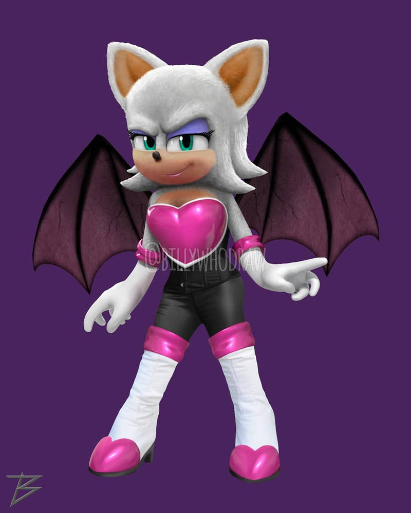 Movie Rouge the Bat by billywhodraw by DaltLSmith on DeviantArt
