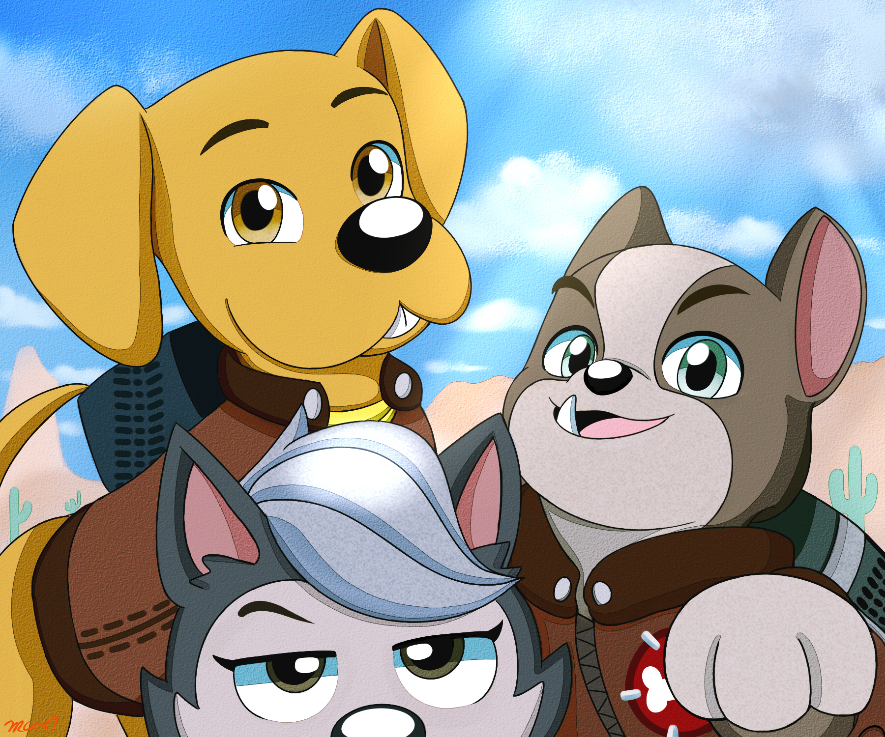 Dog Ruf Ruff Paw Patrol - Ruff Ruff Pack by Rex100 by DaltLSmith on DeviantArt