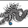 Black and White Dragon