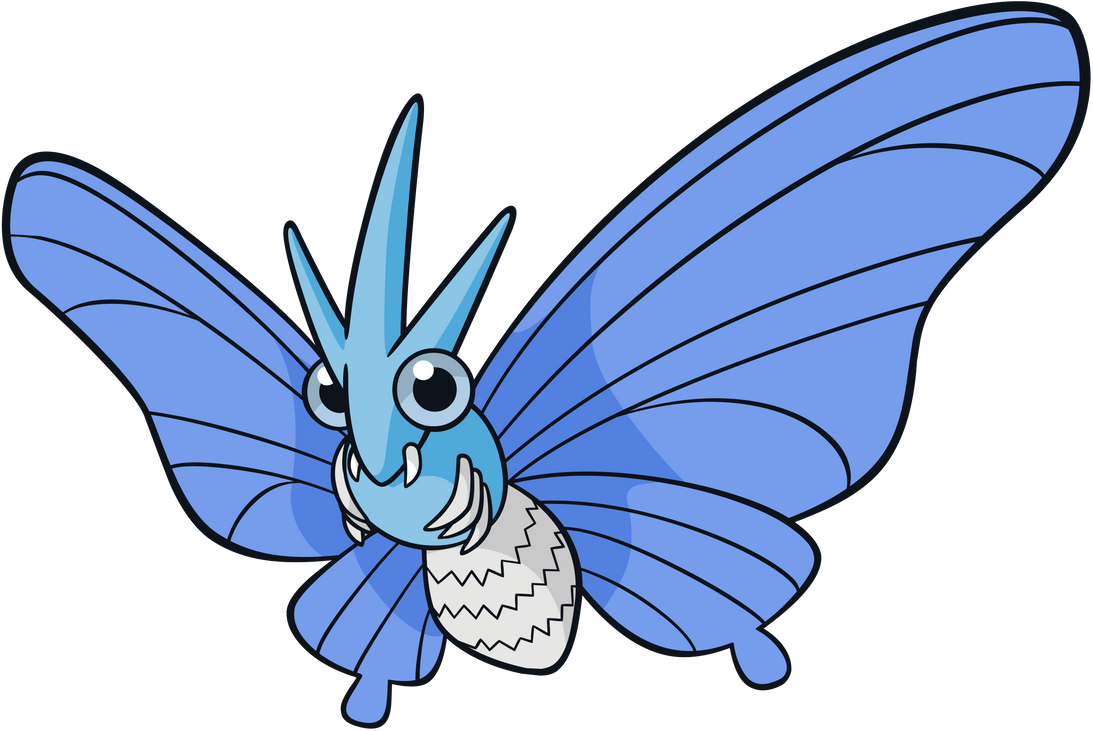 Shiny Venomoth Dream World / Global Link by rattafratz on DeviantArt
