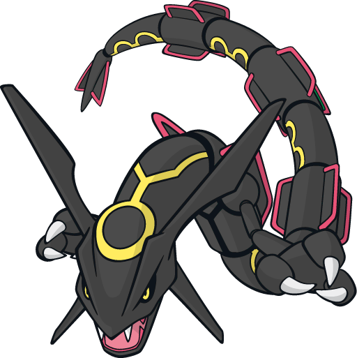 Pokemon: Shiny Rayquaza by GenkoNoMiko on deviantART