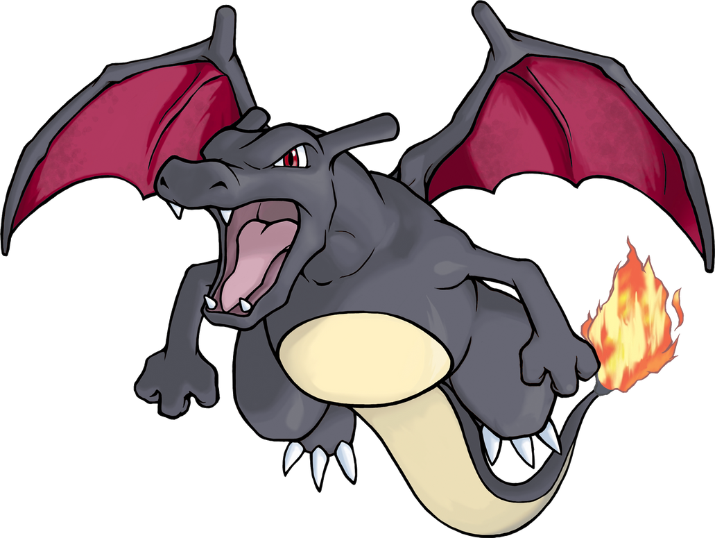 Shiny Charizard Pokemon Ranger Edit by hf978rh7834hru4r43 on DeviantArt