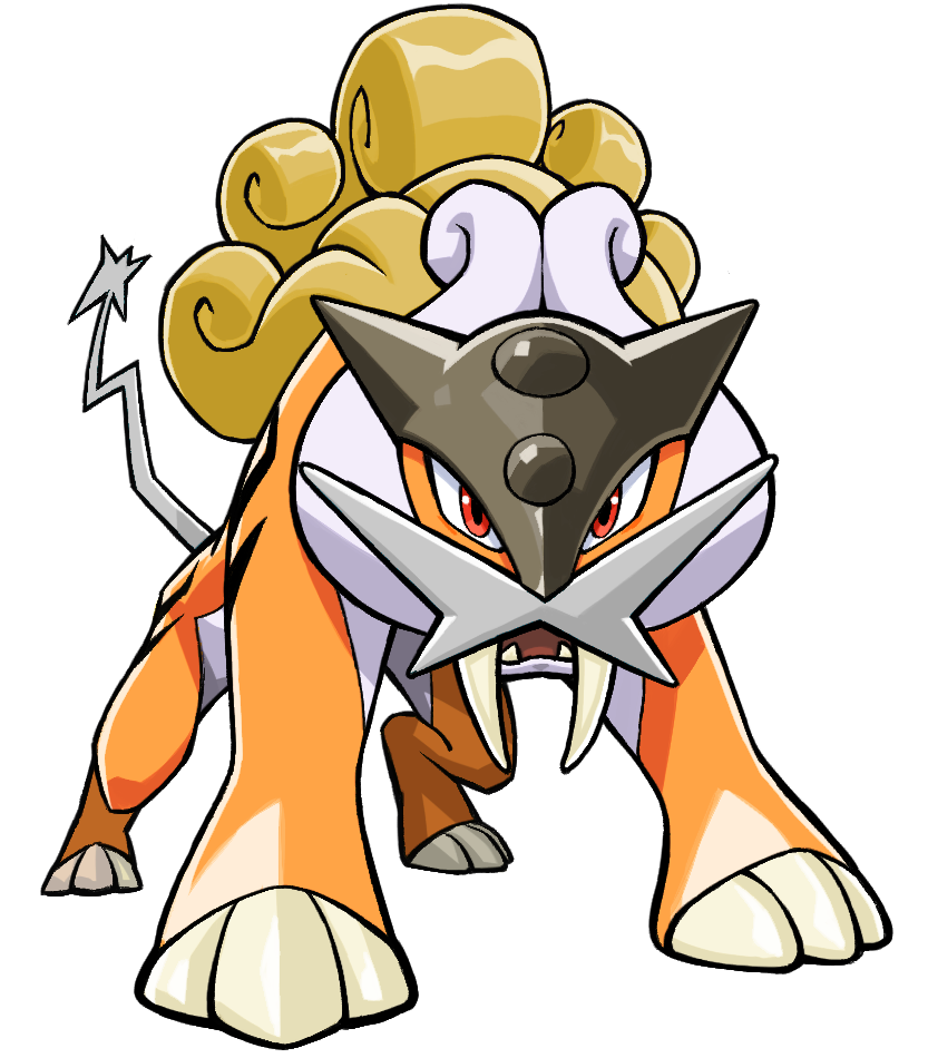 Shiny Raikou Pokemon Super Mystery Dungeon Edit by hf978rh7834hru4r43 on  DeviantArt