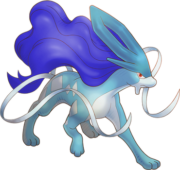 Shiny Suicune Pokemon Super Mystery Dungeon Edit