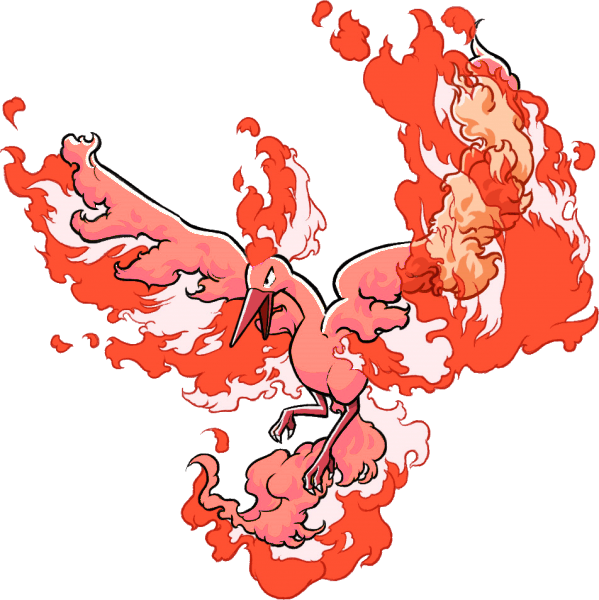 Mega-Moltres: Shiny by TheCompleteAnimorph on DeviantArt