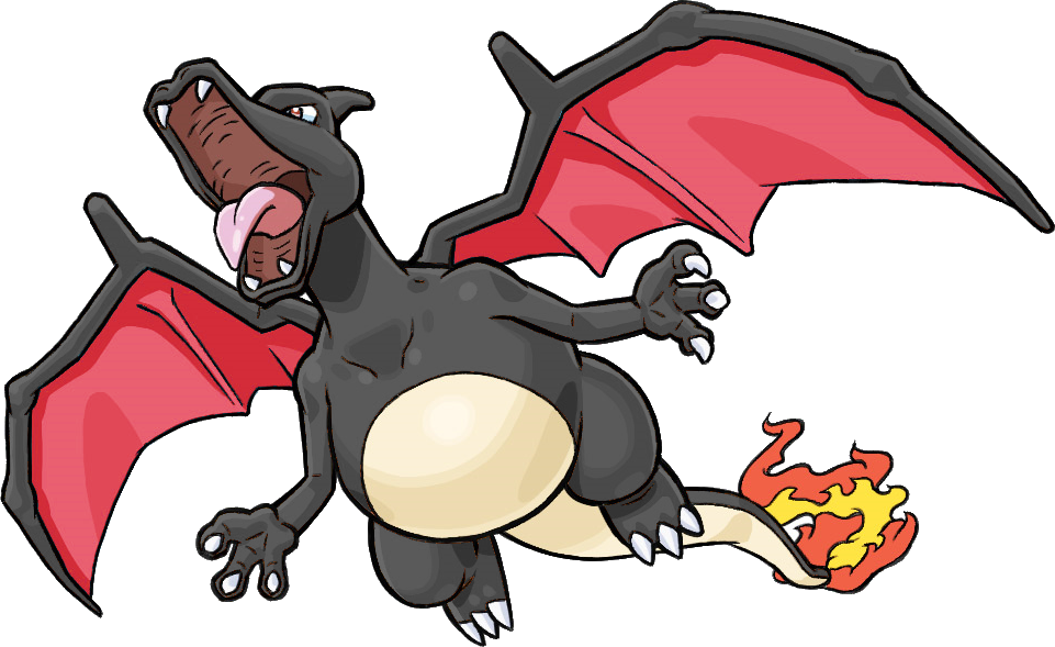 Shiny Charizard Pokemon Ranger Edit by rattafratz on DeviantArt