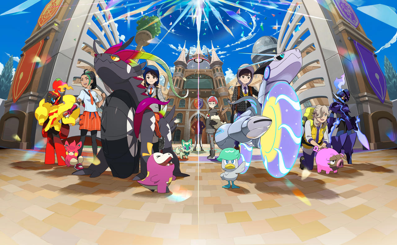 Pokemon Scarlet and Violet Promo Art Shiny Edit by rattafratz on DeviantArt