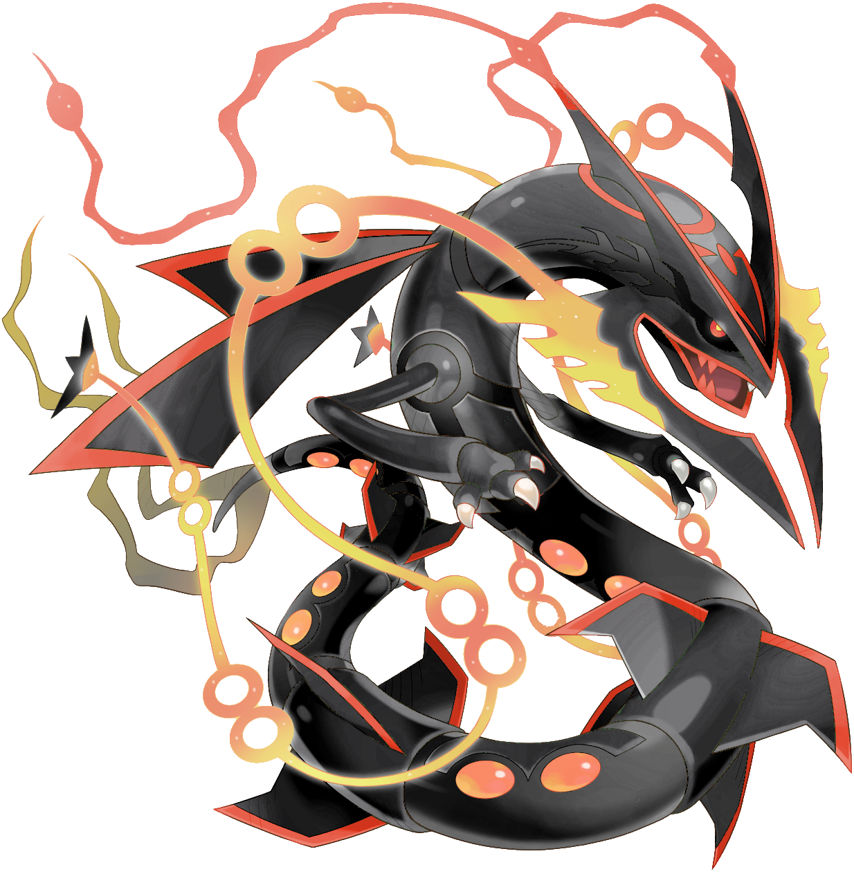 Shiny Mega Rayquaza Pokemon Mystery Dungeon Edit by