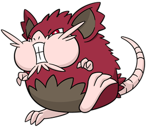 Shiny Alolan Raticate Dream World / Global Link by rattafratz on DeviantArt