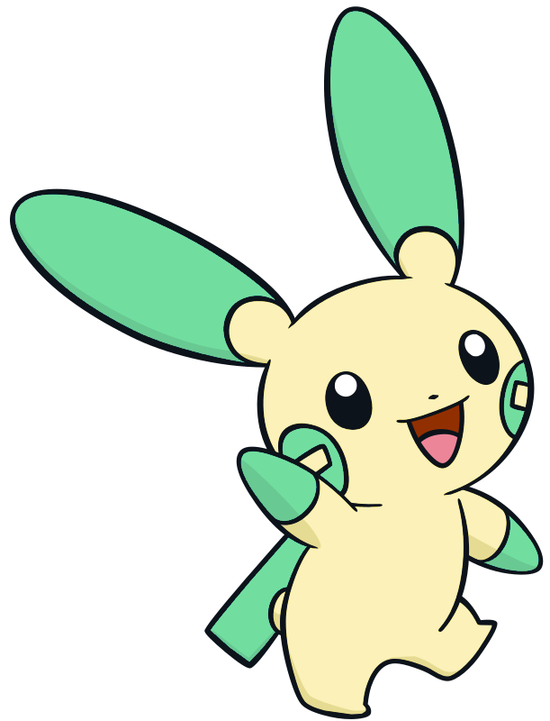 Shiny Minun Dream World / Global Link by rattafratz on DeviantArt