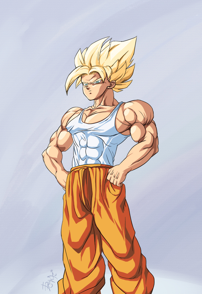 :commission/ Goku super saiyan