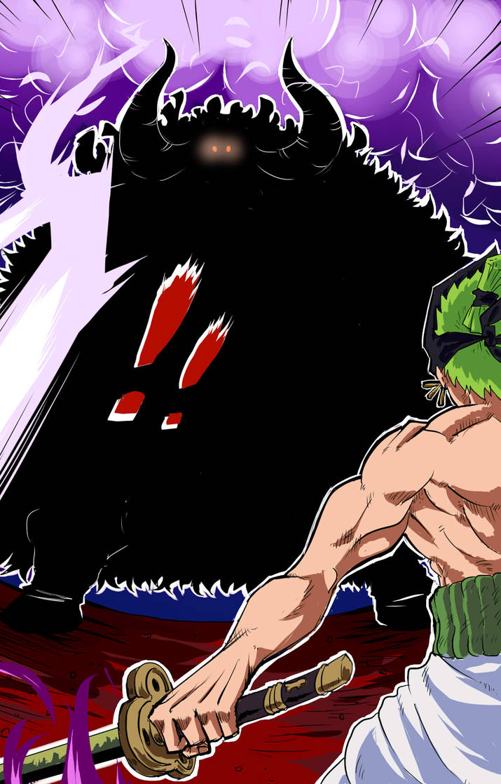 Zoro vs Kaido by THMonstar on DeviantArt