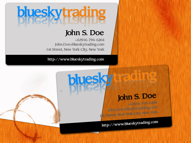 Transparent Business Card by retzwerx