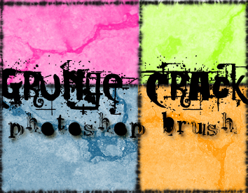 Grunge Crack Photoshop Brush