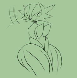 Mega Gardevoir Sketch