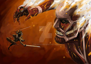 Attack On Titan : Eren under Fire