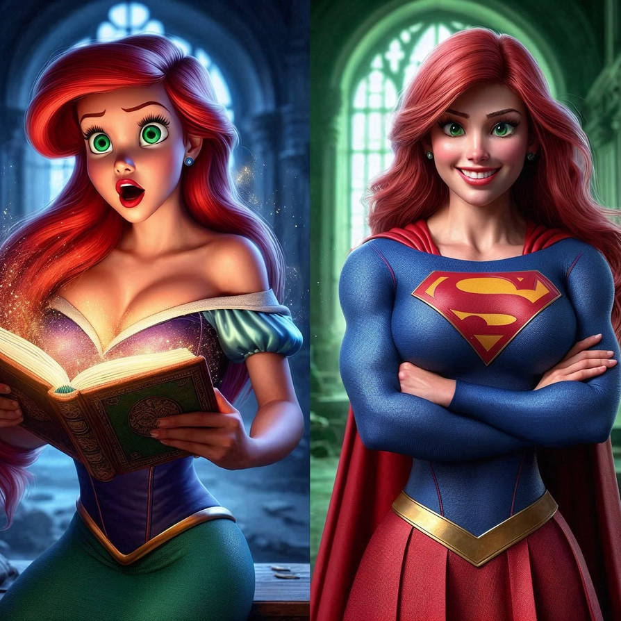 Library Ariel Super Ariel by DougVerse on DeviantArt
