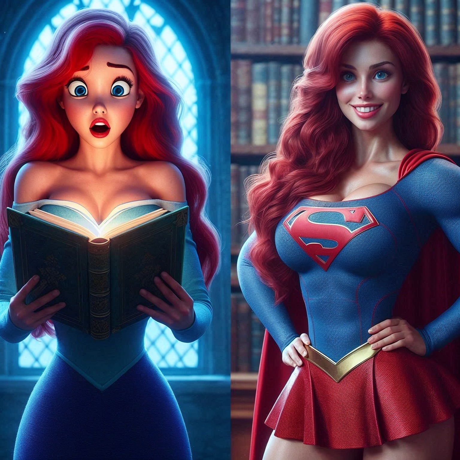 Library Ariel Super Ariel by DougVerse on DeviantArt