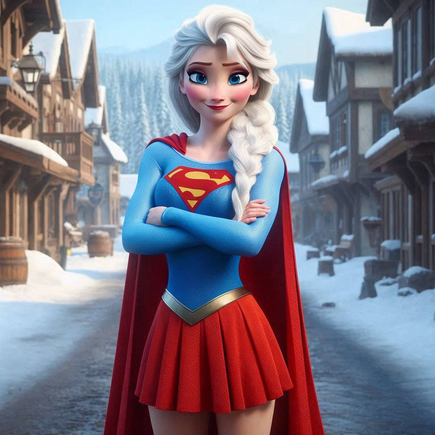Comp Elsa Amazing Super Elsa by DougVerse on DeviantArt