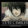 Cute L smiles.