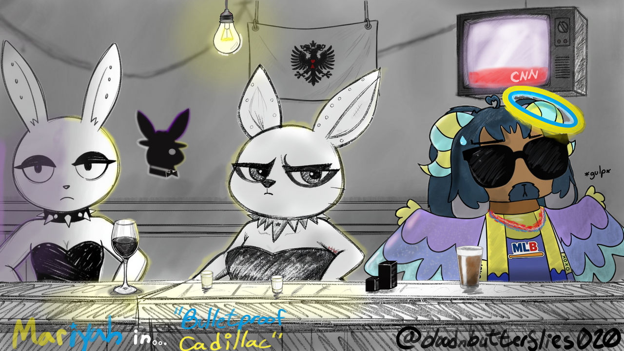 Tripla Rabbit Bar Three Bunnies Walk into a Bar by bloodnbutterflies020 on DeviantArt