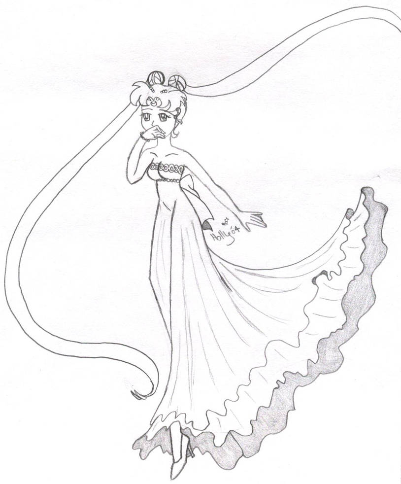 ☆ Drawing Princess Serenity From Sailor Moon ☆ - Youtube