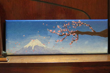 Cherry Blossoms and Fuji