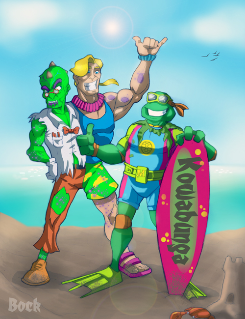 Mutant surfers