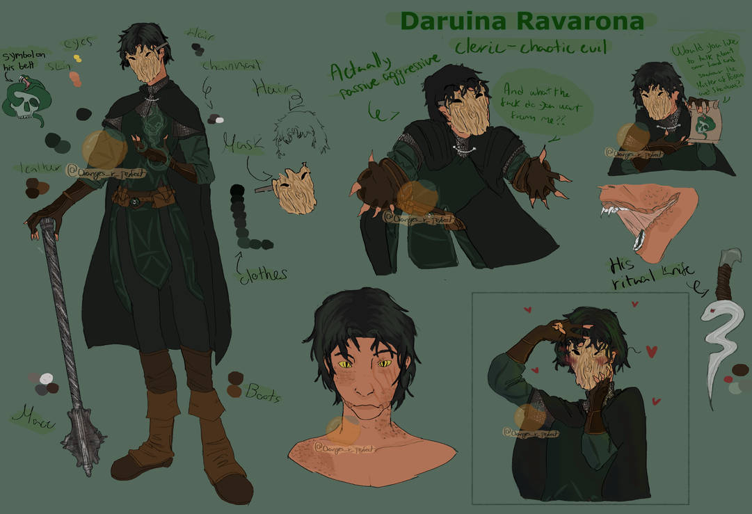 Evil Ruler Oc DnD Chaotic Evil Cleric OC by orangesrperfect on DeviantArt