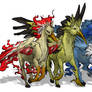 Pokemon - Legendary Hippogriff Trio