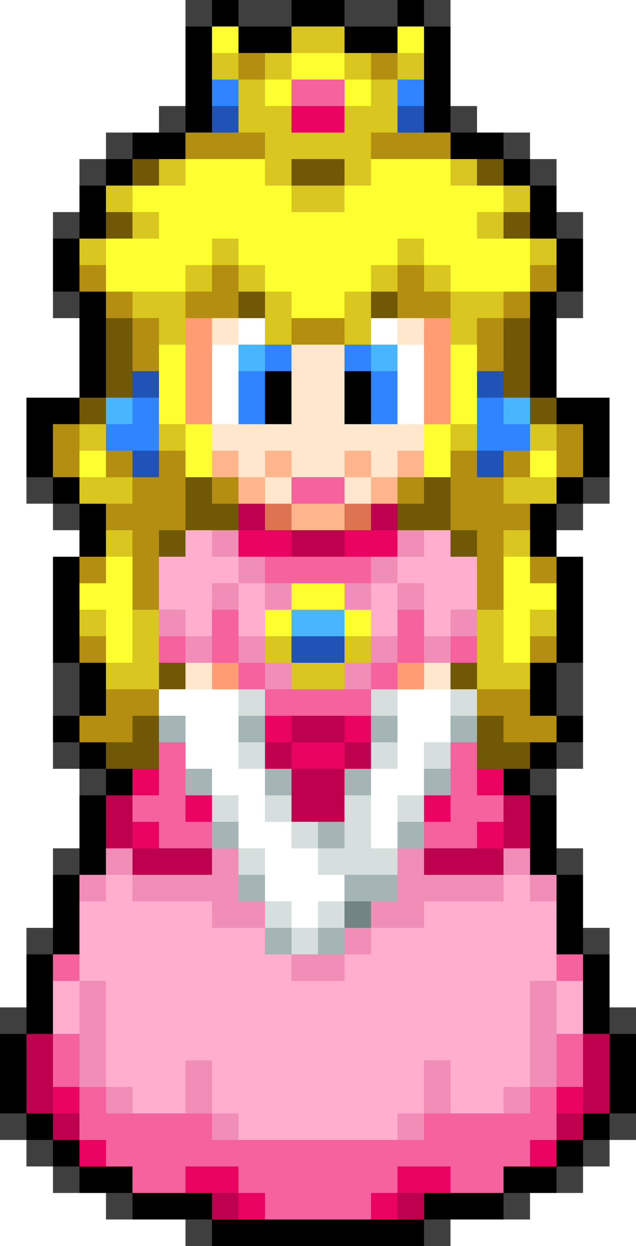 Princess Peach (SMBGX) (Pixilart) by LokMengHong560617 on DeviantArt
