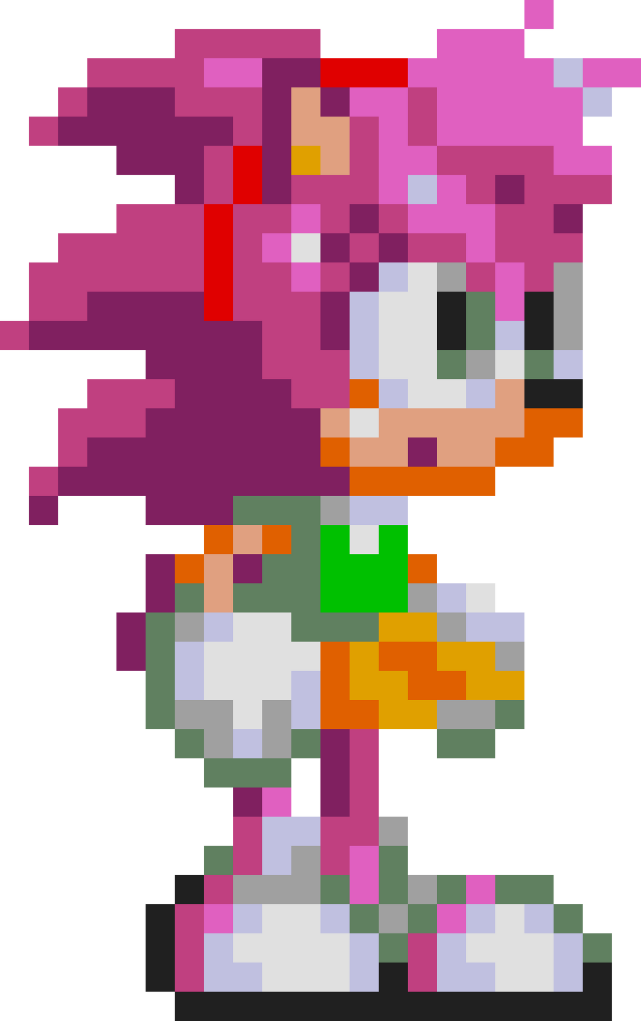 Sonic 3 (Amy) (Pixilart) by LokMengHong560617 on DeviantArt