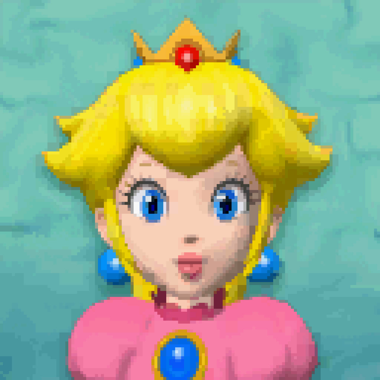 SM64DS - Peach (Painting) by LokMengHong560617 on DeviantArt