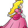 Peach Running 2D Shaded Artwork