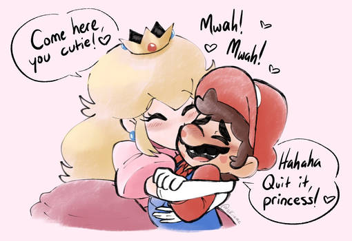 Akii - Mario and Peach Doodle