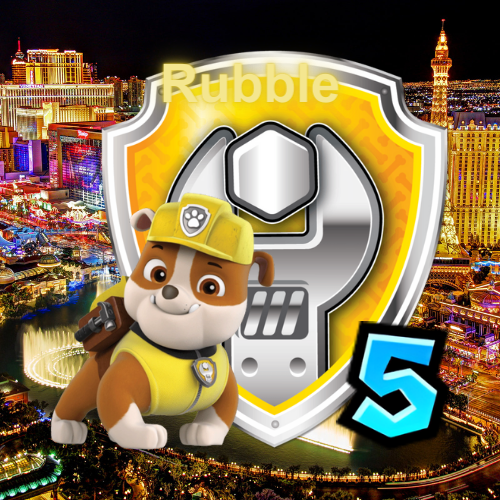 Rubble Name Tag Pup Tag - Rubble (Logo) by LokMengHong560617 on DeviantArt