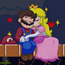 Mario and Peach